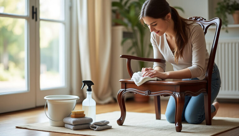 découvrez nos astuces pratiques pour nettoyer efficacement une chaise en bois. apprenez les techniques et les produits adaptés pour préserver son éclat et sa durabilité, tout en éliminant saleté et taches.
