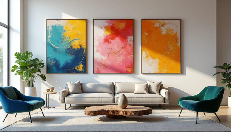 découvrez des idées de tableaux pour transformer votre salon moderne en un espace unique et stylé. explorez des œuvres d'art contemporaines, des couleurs tendance et des inspirations pour donner vie à vos murs tout en reflétant votre personnalité.