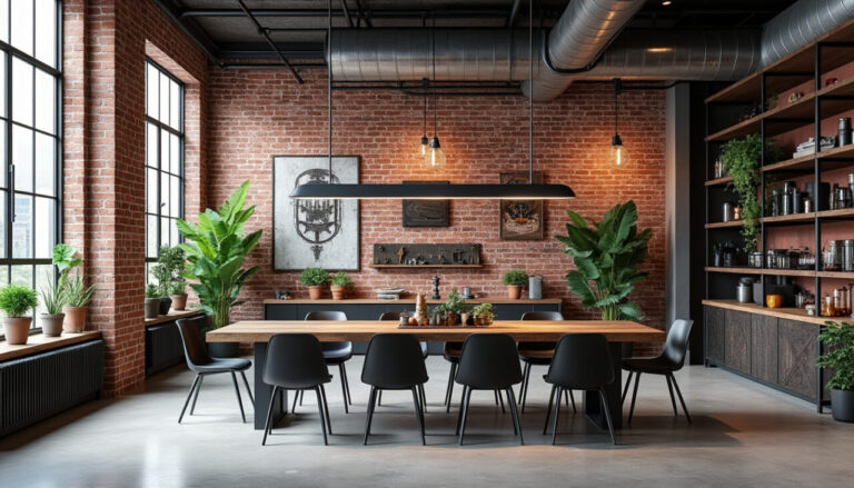 découvrez comment aménager une salle à manger industrielle avec élégance et caractère. inspirez-vous de conseils et d'idées de décoration pour créer un espace convivial et tendance, alliant matières brutes et mobilier design.
