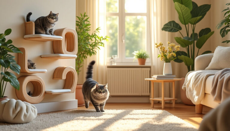 découvrez comment créer un parcours mural stimulant et divertissant pour votre chat à la maison. suivez nos conseils pratiques et astuces pour aménager un espace sécurisé qui favorisera le bien-être et l'activité de votre compagnon félin.
