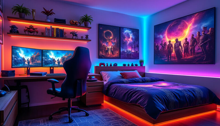 découvrez des idées innovantes pour transformer la chambre de votre gamer en un espace moderne et inspirant. explorez des astuces de décoration, des choix de couleurs et des accessoires uniques qui allient fonctionnalité et esthétique pour créer l'environnement de jeu idéal.