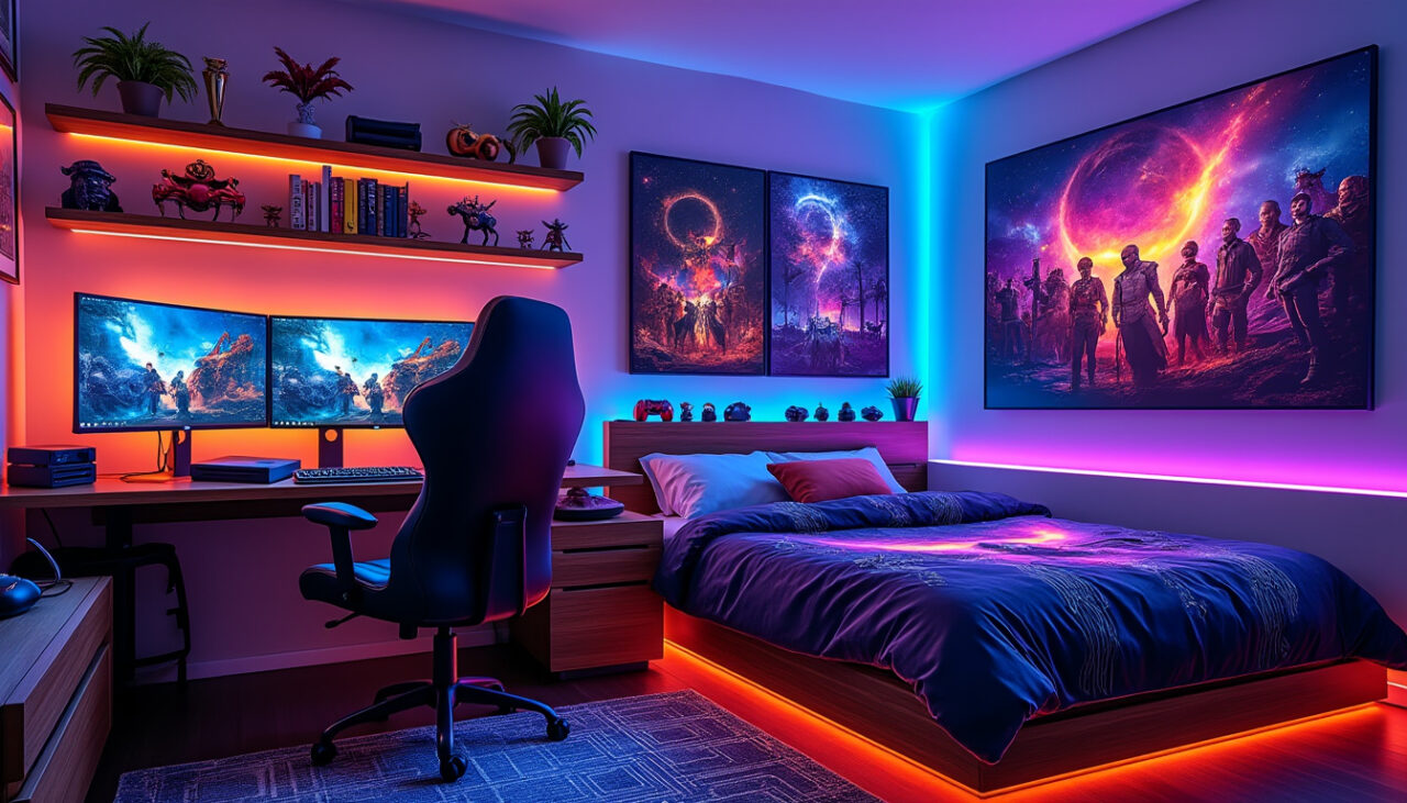 découvrez des idées innovantes pour transformer la chambre de votre gamer en un espace moderne et inspirant. explorez des astuces de décoration, des choix de couleurs et des accessoires uniques qui allient fonctionnalité et esthétique pour créer l'environnement de jeu idéal.